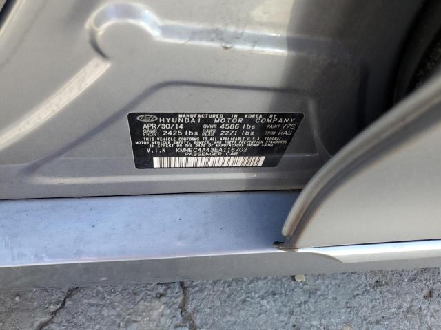 2014 Hyundai Sonata Hybrid VIN: KMHEC4A43EA116702 Lot: 57933374