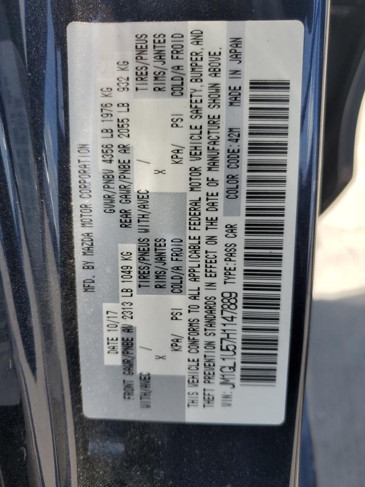 JM1GL1U57H1147889 2017 Mazda 6 Sport