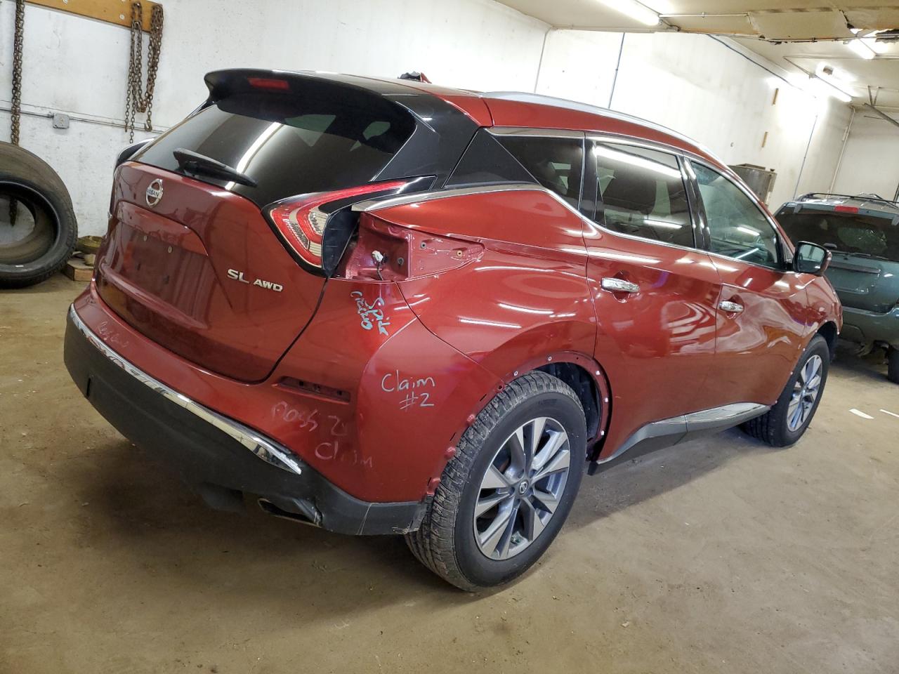 5N1AZ2MH1GN148527 NISSAN MURANO 2016