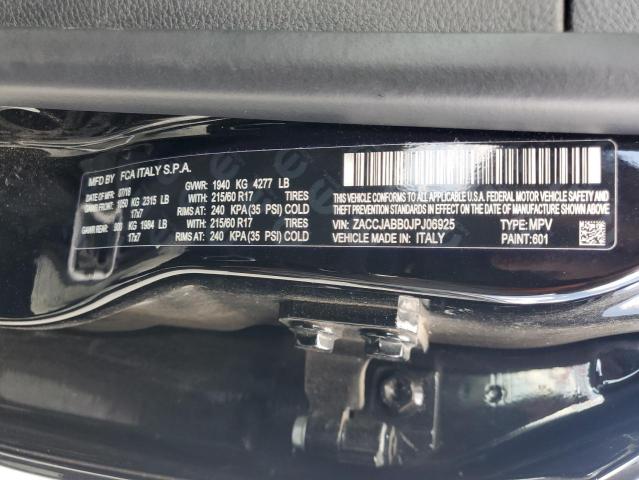 2018 Jeep Renegade Latitude VIN: ZACCJABB0JPJ06925 Lot: 59222224