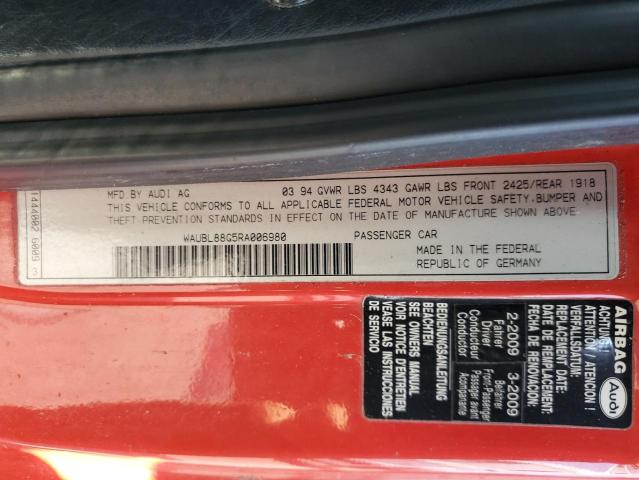 1994 Audi Cabriolet VIN: WAUBL88G5RA006980 Lot: 58961174