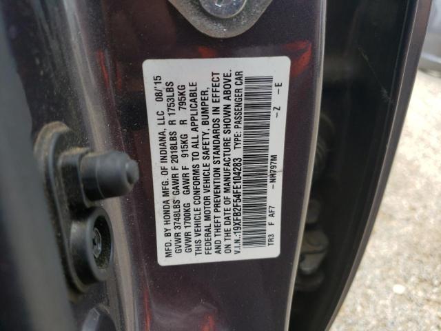 19XFB2F54FE104283 2015 HONDA CIVIC - Image 13