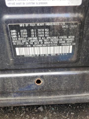 2012 Subaru Legacy 2.5I Premium VIN: 4S3BMBC66C3014755 Lot: 60419284