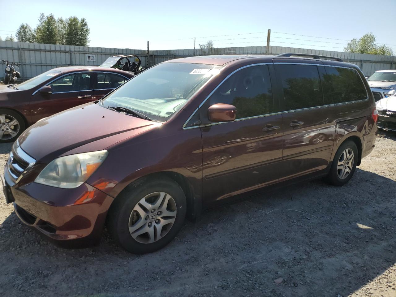 5FNRL387X7B428574 2007 Honda Odyssey Exl