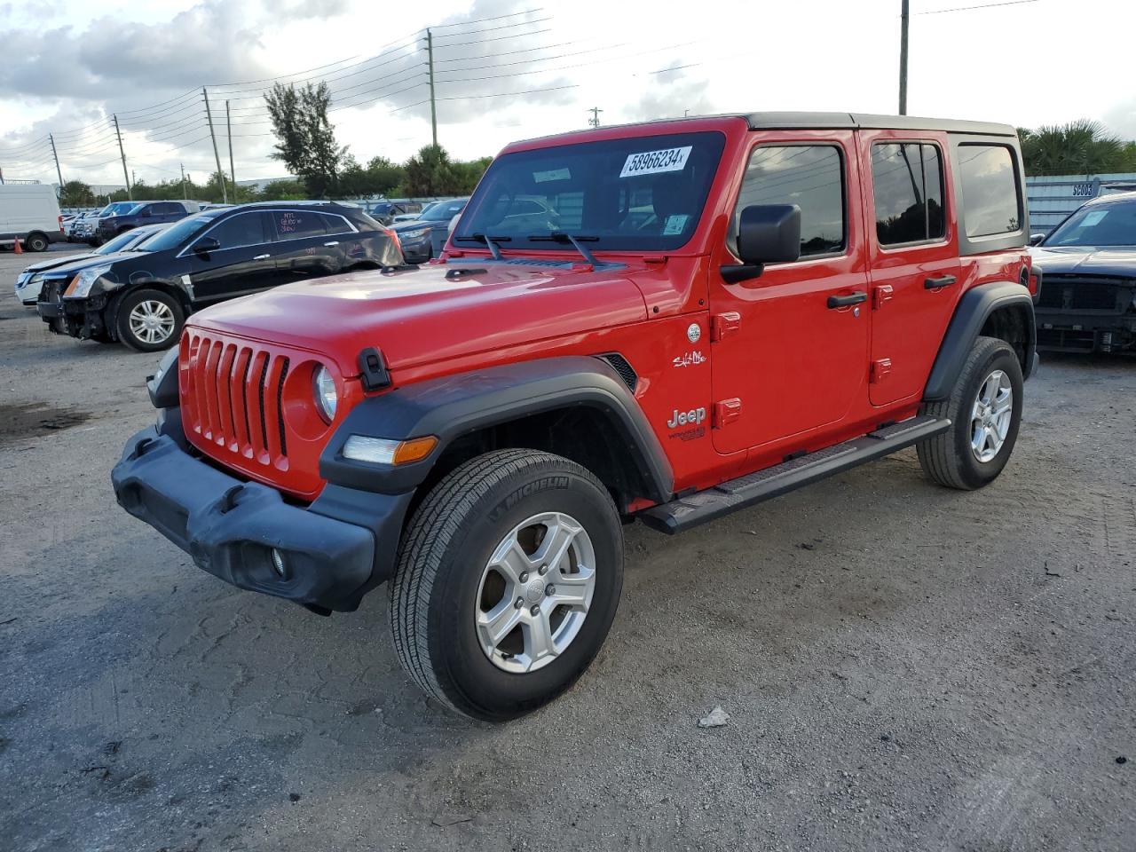 1C4HJXDG6KW646417 2019 Jeep Wrangler Unlimited Sport