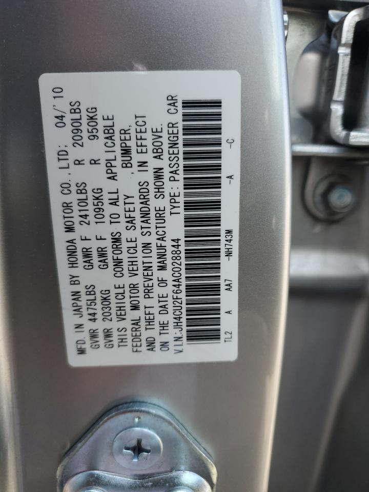 JH4CU2F64AC028844 2010 Acura Tsx