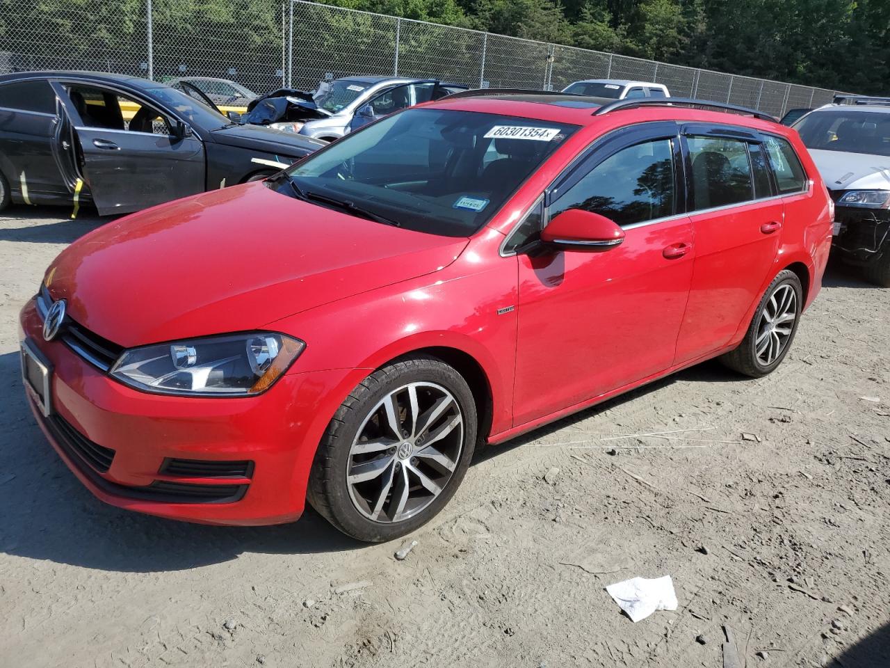 2016 Volkswagen Golf Sportwagen S vin: 3VWC17AU5GM520655