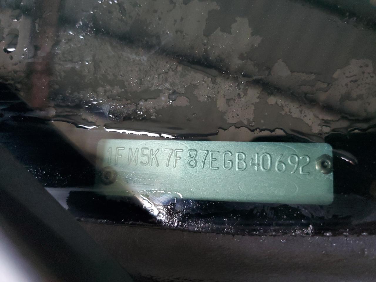 1FM5K7F87EGB40692 2014 Ford Explorer Limited