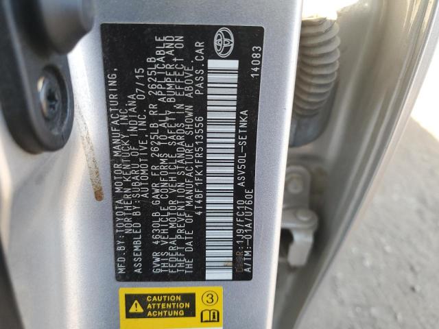 VIN 4T4BF1FK1FR513556 2015 Toyota Camry, LE no.12