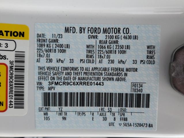 3FMCR9C6XRRE01443 2024 FORD BRONCO - Image 13