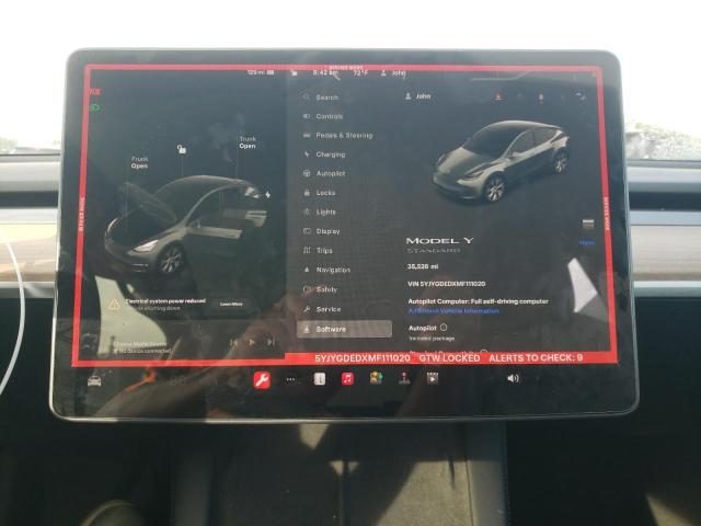 5YJYGDEDXMF111020 Tesla Model Y  9