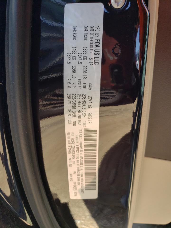 2C4RC1BG9HR768219 2017 Chrysler Pacifica Touring L