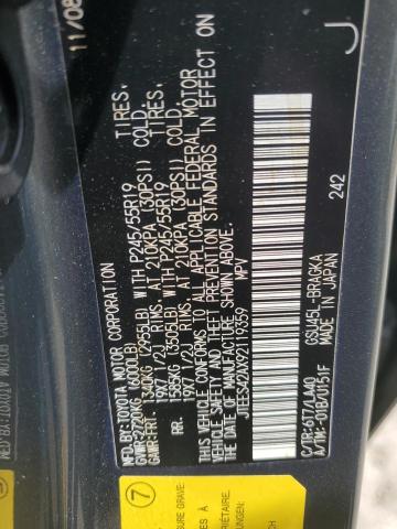 2009 Toyota Highlander Limited VIN: JTEES42AX92119359 Lot: 57284724