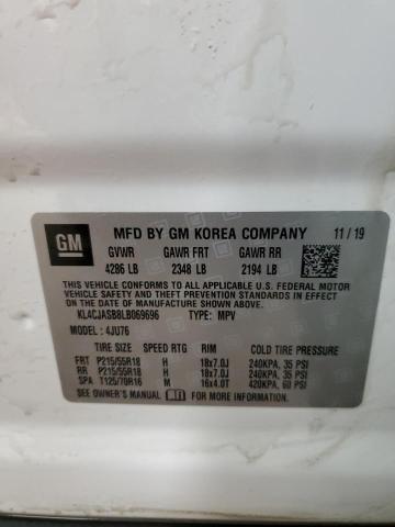 2020 Buick Encore Preferred VIN: KL4CJASB8LB069696 Lot: 59904314