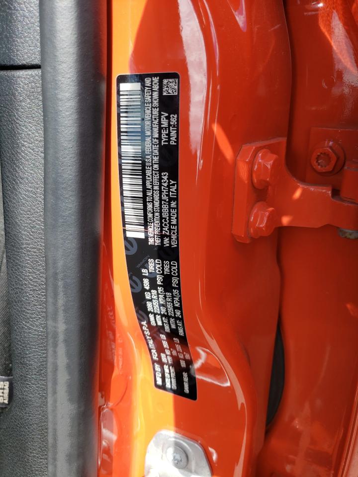 ZACCJBBB7JPH74343 2018 Jeep Renegade Latitude