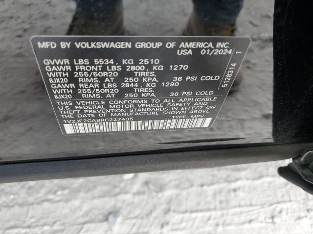 2024 VOLKSWAGEN ATLAS CROS - 1V2JE2CA8RC227405