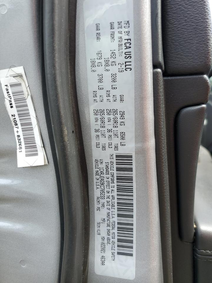 1C4RJEAG9KC705233 2019 Jeep Grand Cherokee Laredo