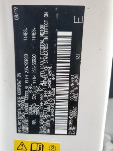 2020 Lexus Rx 350 L VIN: JTJHZKEAXL2014368 Lot: 58400894