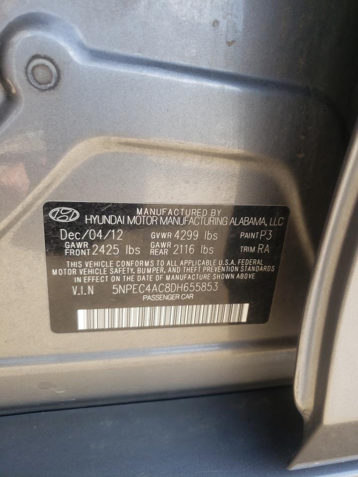 5NPEC4AC8DH655853 2013 Hyundai Sonata Se