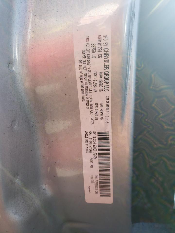 3C3CFFGE8ET172694 2014 Fiat 500 Electric