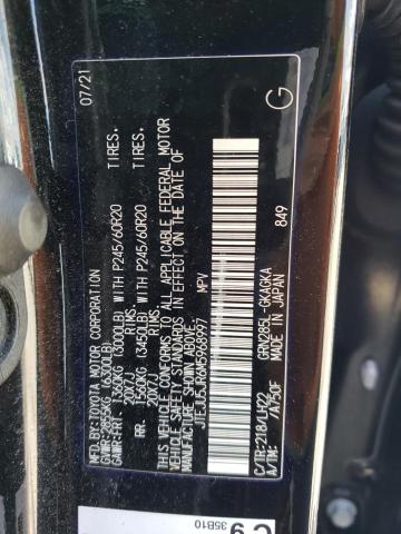 2021 Toyota 4Runner Night Shade VIN: JTEJU5JR6M5968997 Lot: 60953554