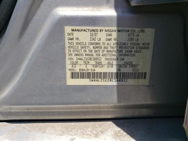 1N4AL21E28C166912 2008 Nissan Altima 2.5