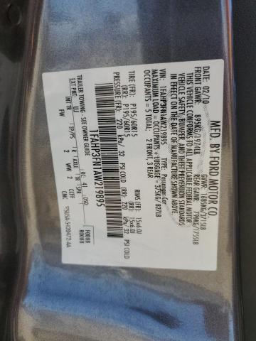 2010 Ford Focus Se VIN: 1FAHP3FN1AW219895 Lot: 58793944