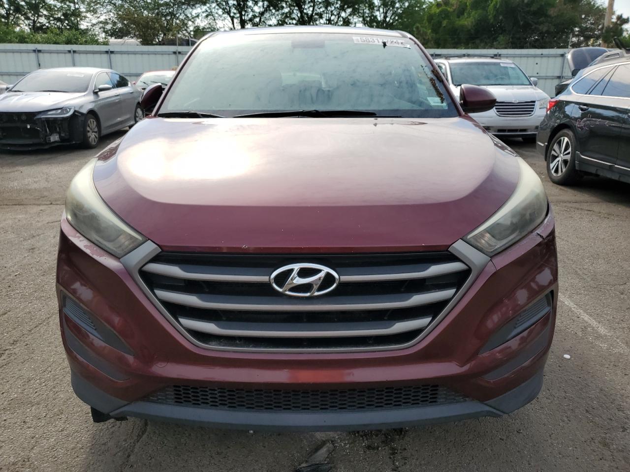 2016 Hyundai Tucson Se vin: KM8J23A47GU024005