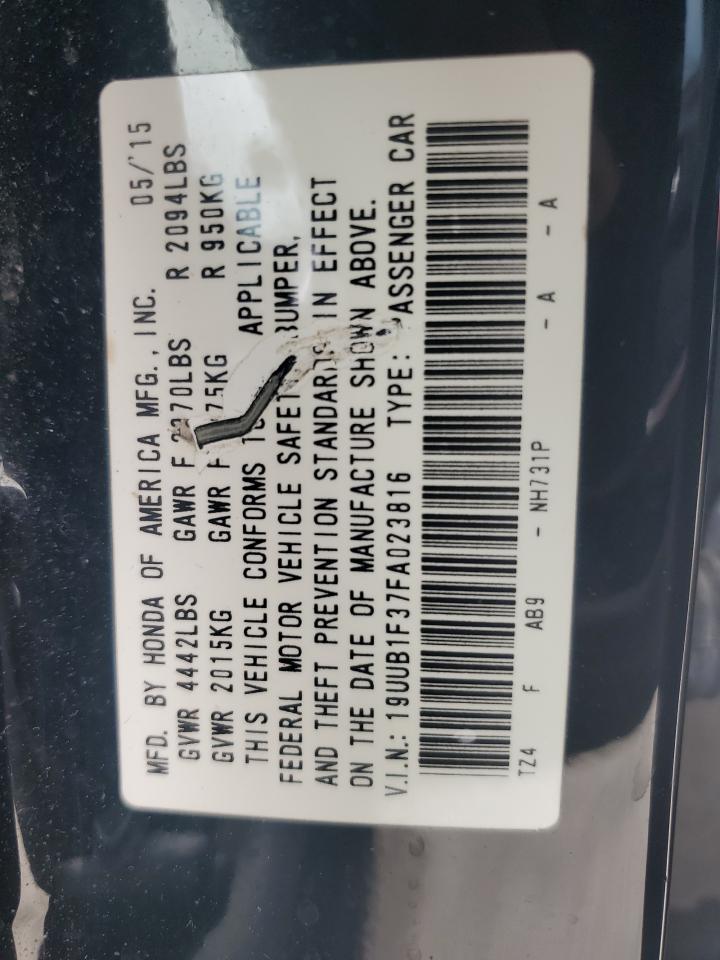 19UUB1F37FA023816 2015 Acura Tlx
