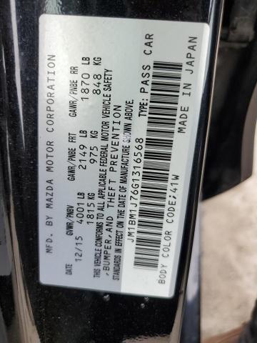 2016 Mazda 3 Sport VIN: JM1BM1J76G1316568 Lot: 58471284