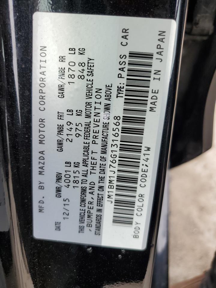 JM1BM1J76G1316568 2016 Mazda 3 Sport