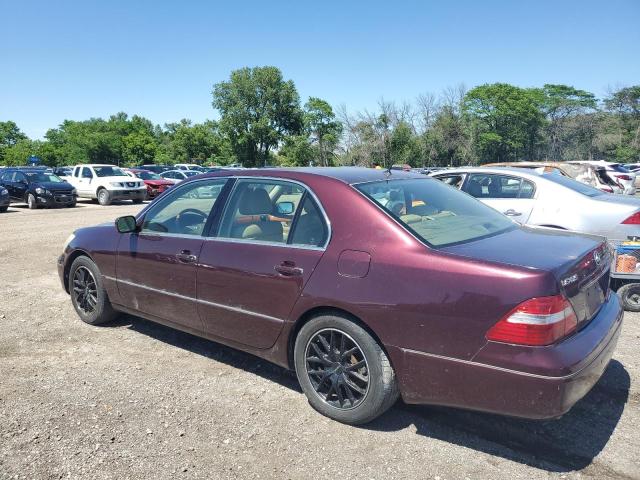 2004 Lexus Ls 430 VIN: JTHBN36F940160504 Lot: 57979594