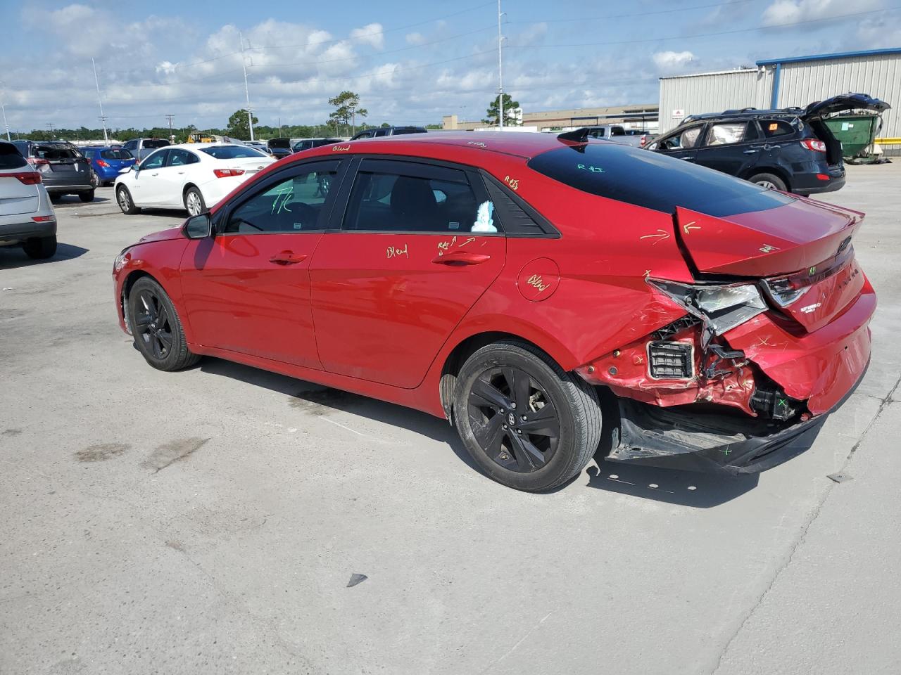 2021 Hyundai Elantra Sel vin: 5NPLS4AG9MH030486