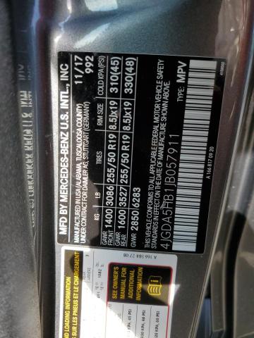 2018 Mercedes-Benz Gle 350 4Matic VIN: 4JGDA5HB1JB057911 Lot: 60464854