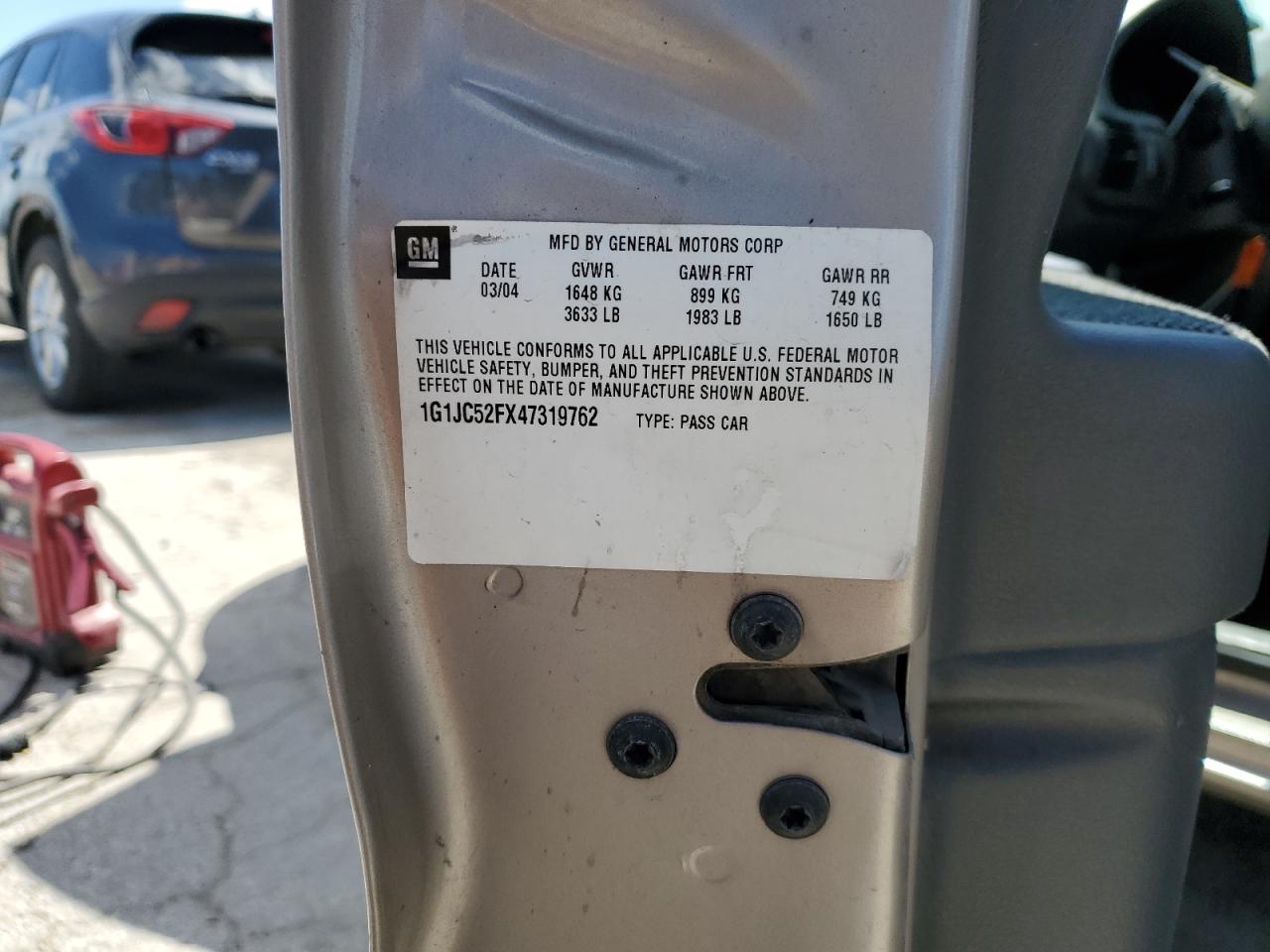 1G1JC52FX47319762 2004 Chevrolet Cavalier