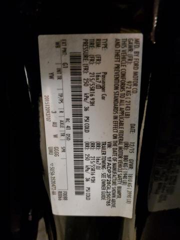 2016 Ford Focus Se VIN: 1FADP3F28GL250785 Lot: 57296764