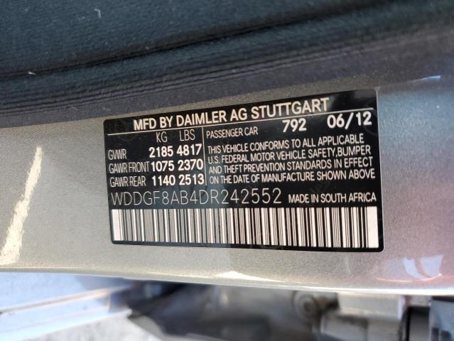 VIN WDDGF8AB4DR242552 2013 Mercedes-Benz C-Class, 3... no.13