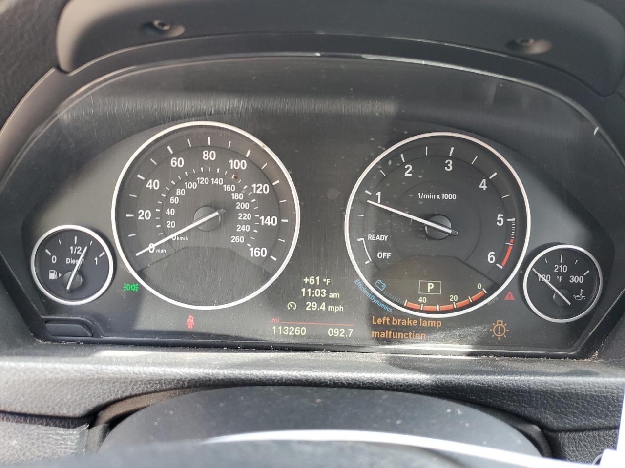 WBA3D5C53EKX98539 2014 BMW 328 D xDrive