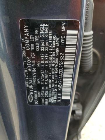 2019 HYUNDAI KONA SEL - KM8K22AAXKU253632