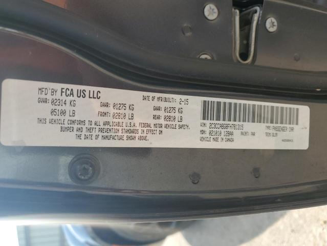 2015 Chrysler 300 S VIN: 2C3CCABG8FH781315 Lot: 60283974