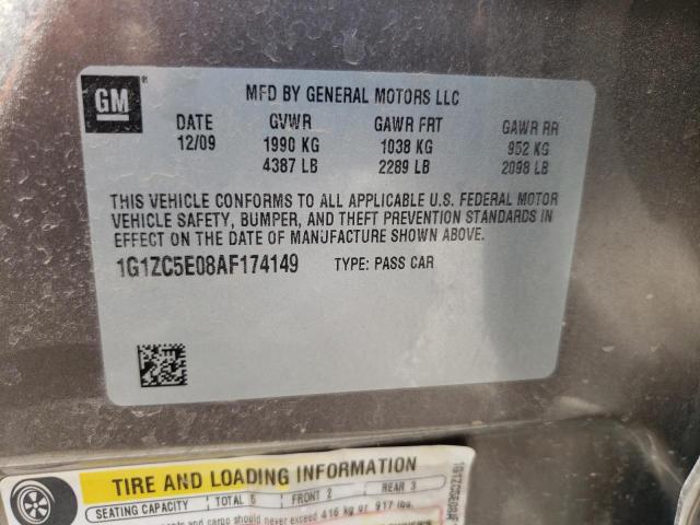 2010 Chevrolet Malibu 1Lt VIN: 1G1ZC5E08AF174149 Lot: 61310174