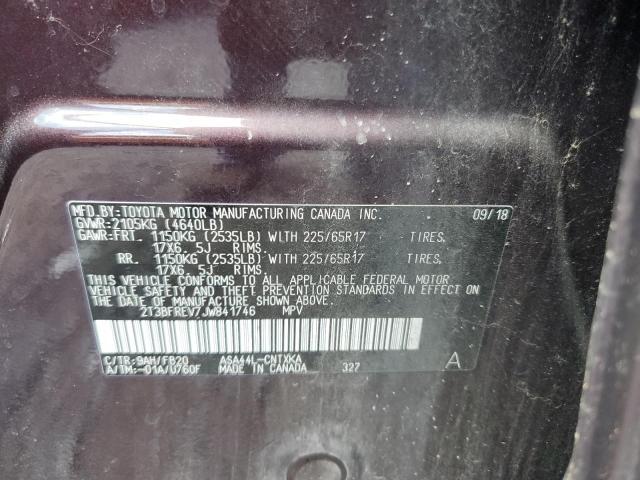 2018 TOYOTA RAV4 LE - 2T3BFREV7JW841746