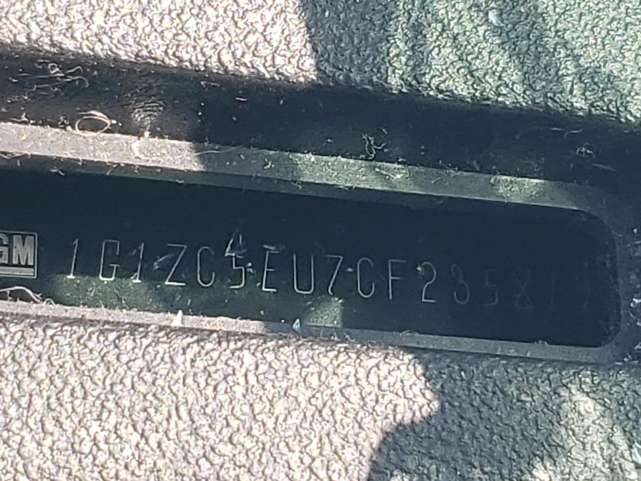 1G1ZC5EU7CF235819 2012 Chevrolet Malibu 1Lt