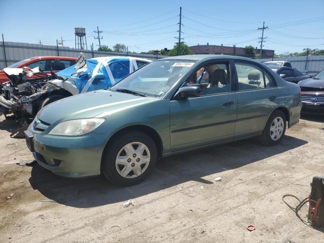 2004 Honda Civic Dx Vp VIN: 2HGES16304H634600 Lot: 58637904