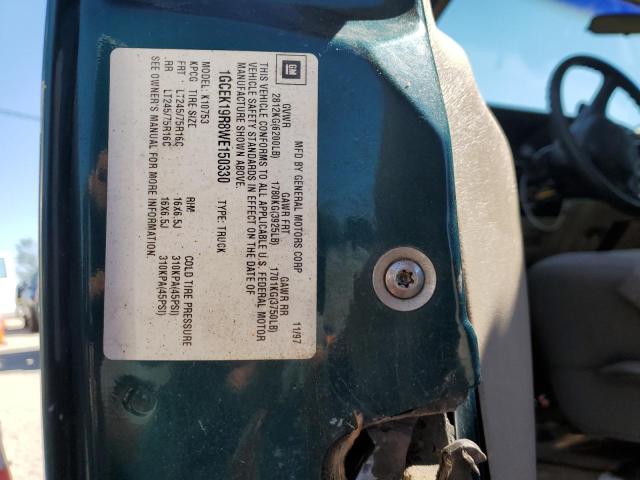 1998 Chevrolet Gmt-400 K1500 VIN: 1GCEK19R8WE150330 Lot: 59132454