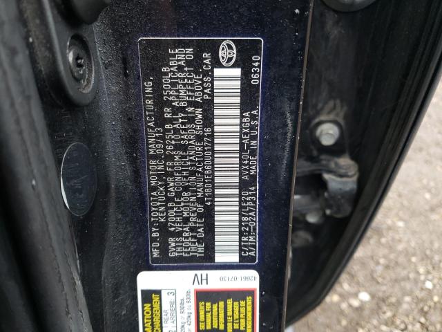 2013 Toyota Avalon Hybrid VIN: 4T1BD1EB6DU017716 Lot: 61063854