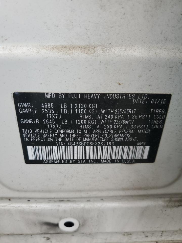 4S4BSBDC8F3282183 2015 Subaru Outback 2.5I Premium