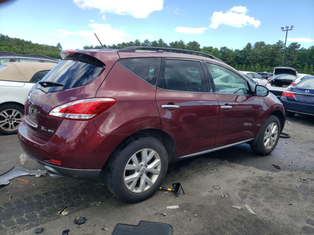 2012 Nissan Murano S vin: JN8AZ1MW6CW209957