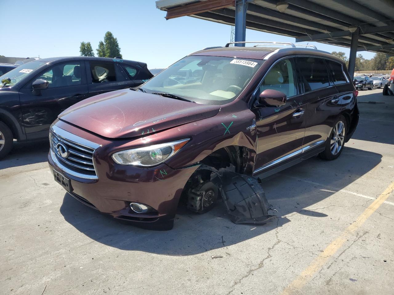 2014 Infiniti Qx60 Hybrid vin: 5N1CL0MM1EC528195