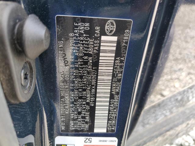 VIN 4T1B11HK4JU626271 2018 Toyota Camry, L no.12